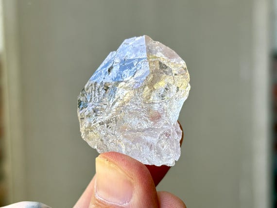 Cathedral Ice Quartz, Water Clear & Hydrothermally Etched, 41g, New Find, Diamantina, Minas Gerais, Brazil T754