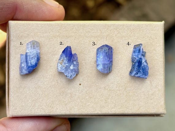 Tanzanite, All Natural, Choose ONE of Four, Third Eye & Crown Chakra, Psychic Intuition, Tanzania T460
