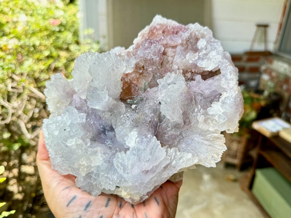 Amethyst Flower Quartz, 1.9 Kilogram, Spiritual Purification, Energetic Cleansing, Rio Grande do Sul, Brazil W270