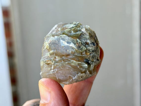 Black Mountain Gobi Agate, Agatized Fossil Coral, 73g, Naturally Formed, Earth & Water Energies, China A034