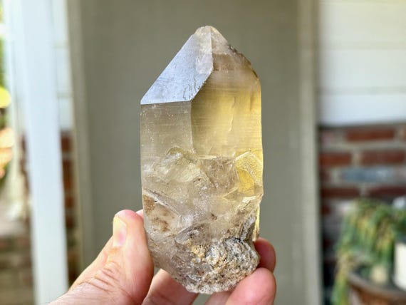 Citrine, Natural Citrine with Vibrant Golden Color, 334g, Creativity & Manifestation, Solar Plexus Chakra, Goias, Brazil W999