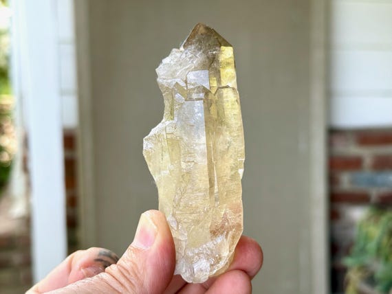 Cathedral Citrine, All Natural, 149g, Manifestation & Creativity, Aracuai, Minas Gerais, Brazil T841