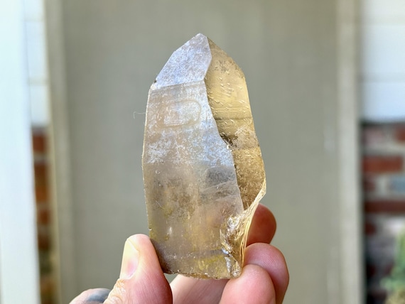 Citrine, Natural Citrine with Golden Color, 132g, Creativity & Manifestation, Solar Plexus Chakra, Goias, Brazil T793