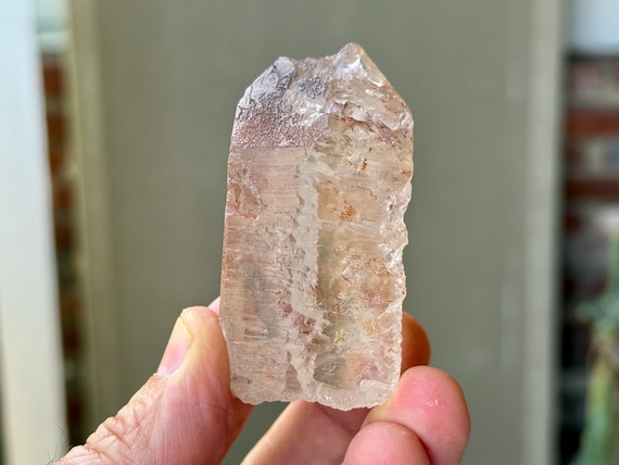 Ancient Sage Tangerine Quartz, Hydrothermally Etched, 130g, Spiritual Transformation & Evolution, Para, Brazil A458