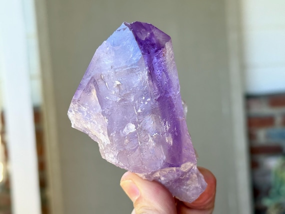 Dissolution Amethyst, Natural & Hydrothermally Etched, 301g, New Find, Spiritual Evolution, Pernambuco, Brazil W320