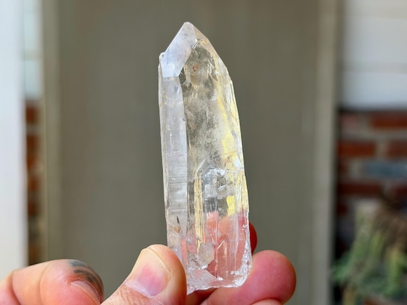 Lightning Strike Lemurian Quartz, 60g, Amplify Prana & Chi, Serra do Cabral, Minas Gerais, Brazil B136
