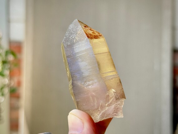 Smoky Lemurian Quartz with Hematite, New Find, Highest Quality, Serra do Cabral, Minas Gerais, Brazil P974