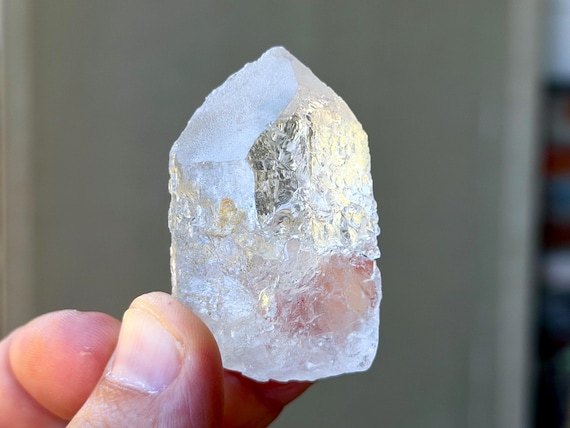 Dissolution Ice Quartz, Hydrothermally Etched, 49g, Spiritual Evolution & Transformation, Corinto, Minas Gerais, Brazil B430