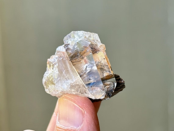 Brookite Quartz,  Water Clear, 32g, New Find, Attract Spirit Guides & Elevate Spiritual Awareness, Minas Gerais, Brazil T821