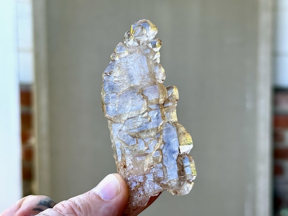 Elestial Jacare Smoky Quartz, Galactic Key Formation, 51g, Energetic Connection to Source, Aracuai, Minas Gerais, Brazil A244