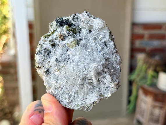 Nifontovite, Cluster Formation, 142g, Highest Vibration, Crown & Pineal Chakra, Charcas, San Luis Potosi, Mexico V577
