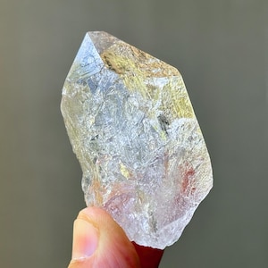 Cathedral Ice Quartz, Water Clear & Hydrothermally Etched, 52g, New Find, Akashic Record, Diamantina, Minas Gerais, Brazil T463