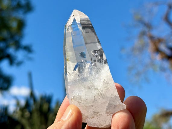 Lemurian Quartz, Water Clear, 99g, Old Find, Peñas Blancas, Boyaca, Colombia A174