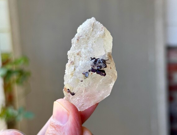 Red Rutile Quartz, 50g, Rare Inclusion, Stimulating Energy & Passion, Diamantina, Minas Gerais, Brazil S385