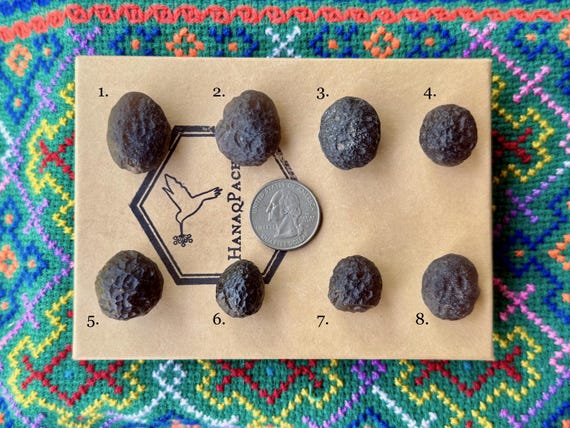 Colombianite, Natural Pseudotektites, Choose ONE of Eight, Highest Vibration Stone, Valle del Cauca, Colombia A312