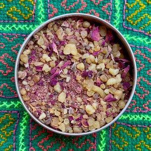 Melleray Incense Resin, All Natural Incense with Frankincense, Rose and Flowers, Handmade Catholic Monastic Holy Incense