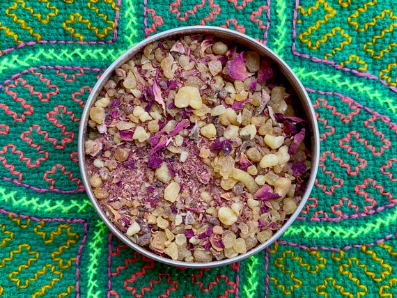 Melleray Incense Resin, All Natural Incense with Frankincense, Rose and Flowers, Handmade Catholic Monastic Holy Incense
