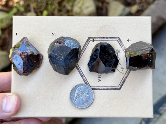 Red Garnet, Choose ONE of Four, Natural Raw Garnet, Root & Heart Chakra Healing, Stimulating Energy, Nigeria T869