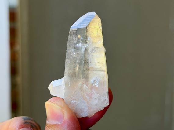 Lightning Strike Lemurian Quartz, 40g, Amplify Prana and Chi, Serra do Cabral, Minas Gerais, Brazil B076