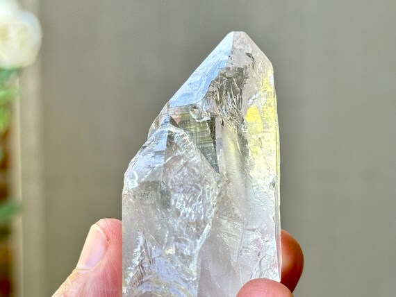 Jenipapo Cathedral Quartz, 93g, Highest Quality, Water Clear Lightbrary Quartz, Akashic Record, Jenipapo, Minas Gerais, Brazil R151