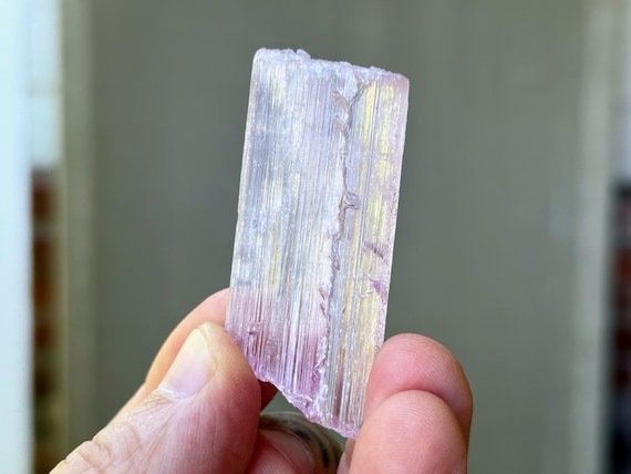 Purple Kunzite, Water Clear with Etched Termination, 30g, Highest Quality, Kunar Province, Afghanistan S946