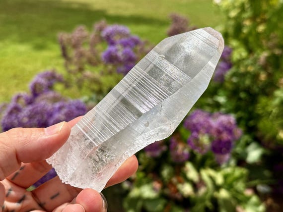 Lemurian Quartz, Tabular Formation & Water Clear, 230g, New Find, High Grade Lemurian, Bahia, Brazil W921