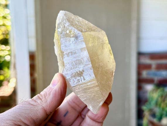 Citrine, All Natural, 269g, Solar Plexus Chakra, Creativity & Manifestation, Aracuai, Minas Gerais, Brazil V188