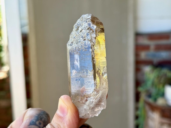 Citrine, Natural & Water Clear, Cruzeiro Mine, 108g, Manifestation and Creativity, Minas Gerais, Brazil A155