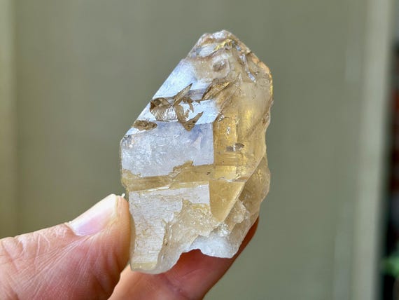 BG3 Citrine, Sceptered Growth, 46g, New Find, Adaptogenic Energy Balancing Crystal, Piaui, Brazil A888