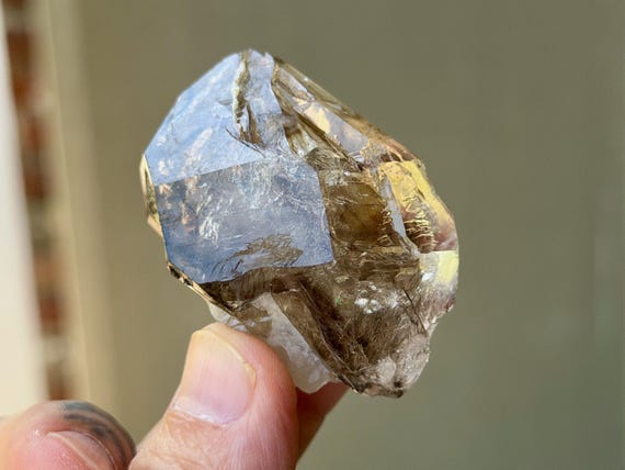 Enhydro Elestial Quartz, Active Water Bubble, 74g, Aracuai, Minas Gerais, Brazil A964