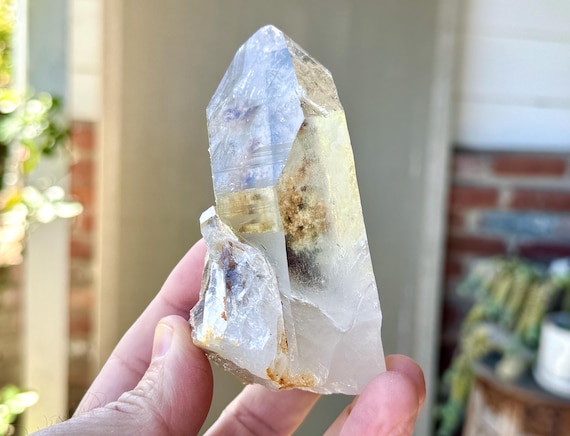 Lodolite Quartz with Record Keepers, Water Clear, 314g, Old Find, Corinto, Minas Gerais, Brazil X482