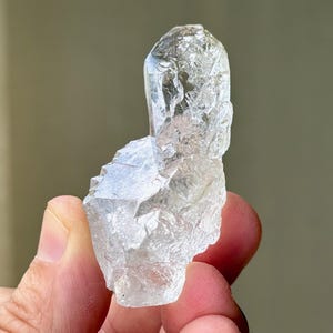 Ice Quartz with Record Keepers, Water Clear, 54g, Spiritual Transformation & Evolution, Diamantina, Minas Gerais, Brazil T465