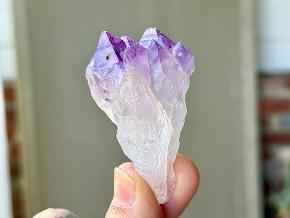 Root Amethyst, Goethite Inclusions, 68g, New Find, Spiritual Purification & Cleansing, Rio Grande do Sul, Brazil A403