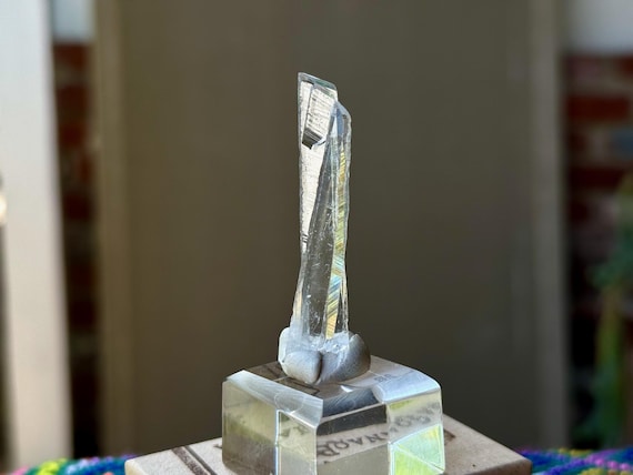 Nifontovite, Tantric Twin & Water Clear, 6.6g, Rare Find, Highest Vibration, Crown and Pineal Chakra, Charcas, San Luis Potosi, Mexico A362