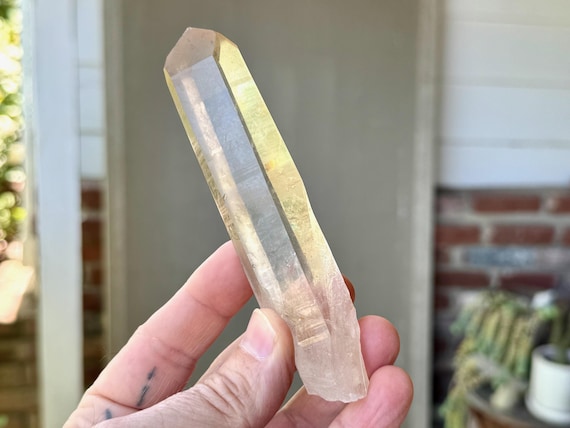 Golden Healer Laser Quartz, Dow Formation, 143g, AAA Water Clear, Energetic Clearing, Diamantina, Minas Gerais, Brazil S727