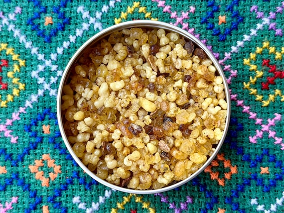 Exotica Blend Incense Resin, Jasmine & Citrus with Frankincense, Peaceful Meditation and Harmony