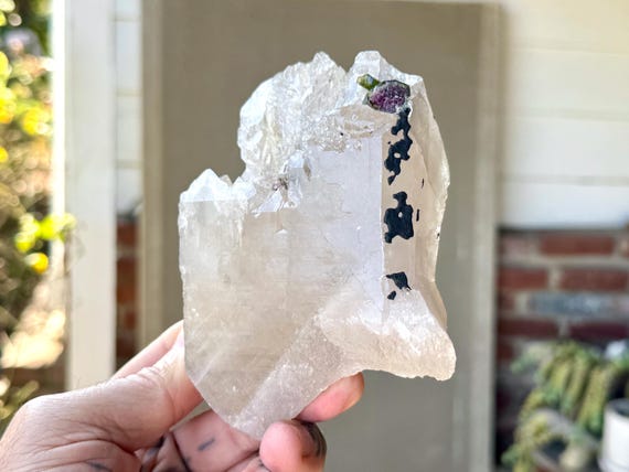 Watermelon Tourmaline in Quartz, 545g, New Find, Minas Gerais, Brazil X733