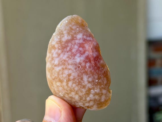 Gobi Polka Dot Agate, 55g, Naturally Formed, Desert Stone of Transformation & Transcendence, China B464
