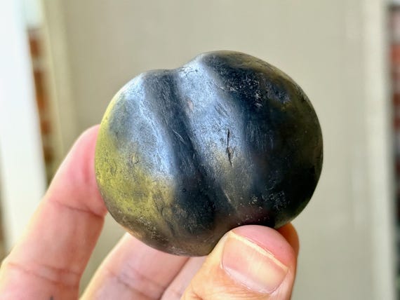 Andean Chumpi Stone, Shamanic Energy Balancing Tool, Hand Carved from Alleged Meteoric Rock Found in Peru's Sacred Mountains