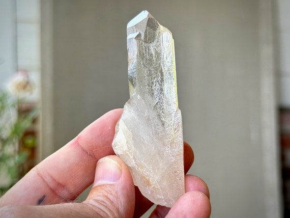 Jenipapo Cathedral Quartz, 63g, Highest Quality, Water Clear Lightbrary Quartz, Akashic Record, Jenipapo, Minas Gerais, Brazil R191