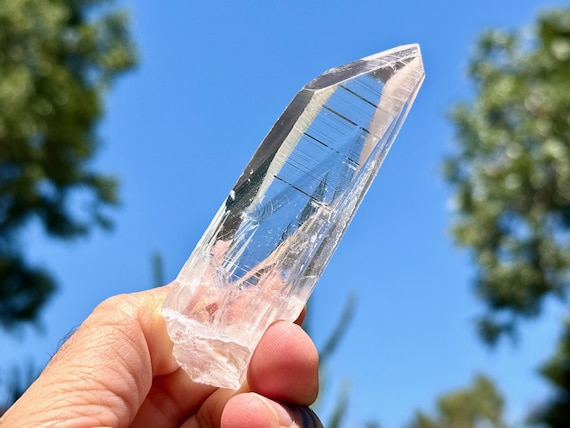 Lemurian Quartz, Water Clear & All Natural, 99g, New Find, High-Grade Lemurian, Bahia, Brazil T367