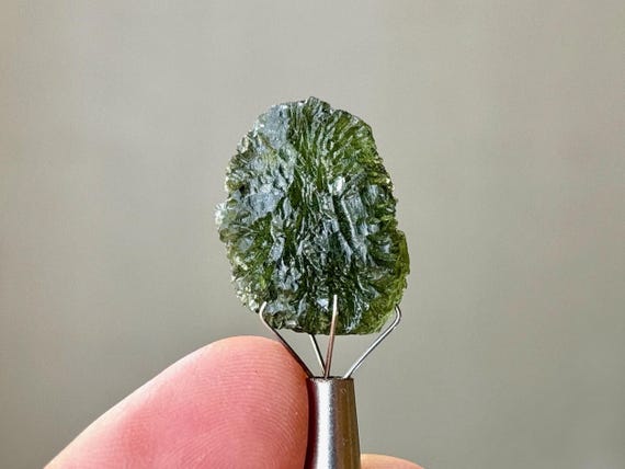 Moldavite from Czech Republic, 4.8g, Natural, Authentic Green Tektite, Interplanetary Extraterrestrial Crystal S829