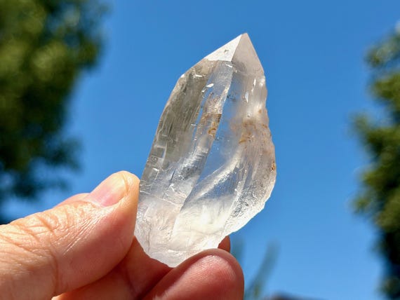 Cathedral Quartz, Water Clear, 59g, Old Find, Lightbrary Crystal, Jenipapo, Minas Gerais, Brazil B352