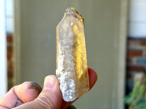 Natural Citrine, Sceptered Growth, 74g, Manifestation & Creativity, Aracuai, Minas Gerais, Brazil B073