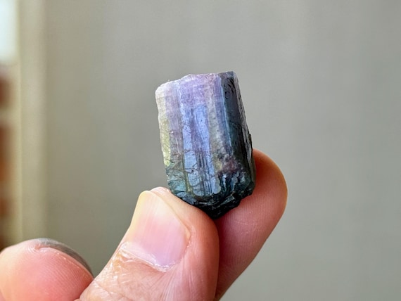 Paraiba Tourmaline with Pink, Purple and Blue Hues, 9.9g, Old Stock, Rio Grande Del Norte, Brazil S604