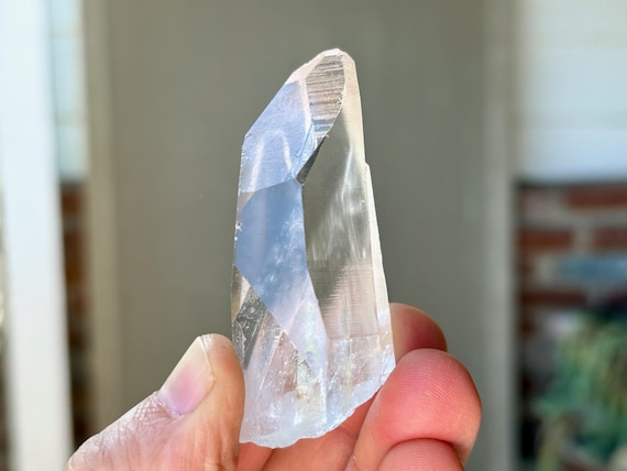 Lemurian Quartz, AAA Water Clear with Time Link, 67g, New Find, Bahia, Brazil T917