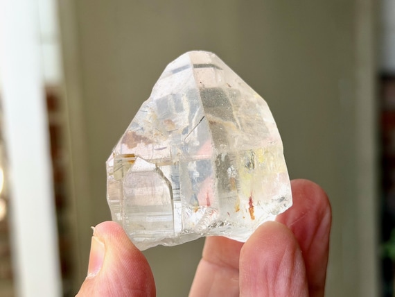 Cathedral Quartz, Water Clear & Self-Standing, 114g, Lightbrary Crystal, Akashic Record, Diamantina, Minas Gerais, Brazil V530