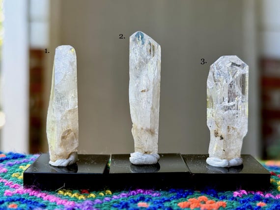 Danburite, High-Grade, Choose ONE of Three, Heart & Crown Chakra, Angelic Contact, San Luis Potosi, Mexico T851