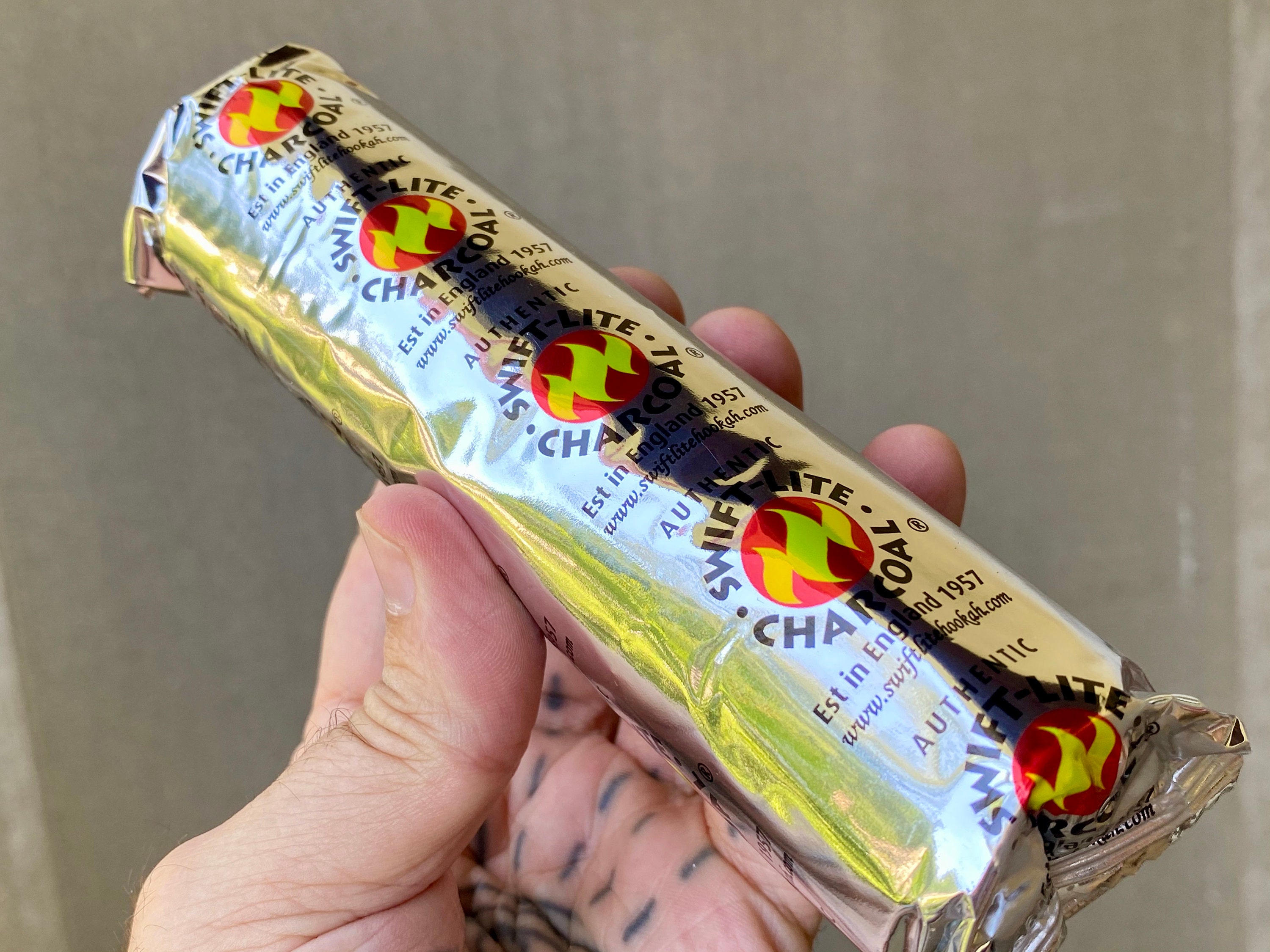 Charcoal Discs for Burning Powder and Resin Incense, 1 Roll (10 Discs