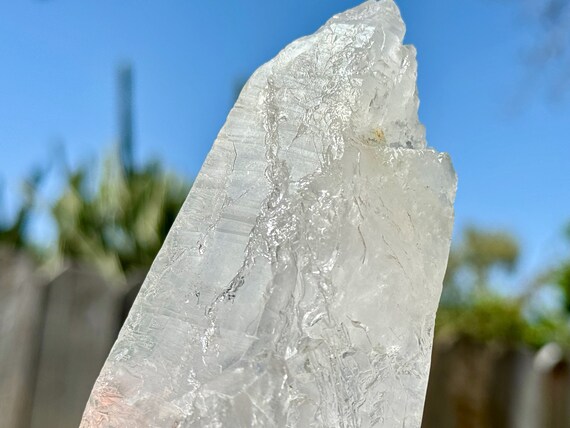 Lightning Strike Laser Quartz, 300g, Rare Find, Amplify Prana and Chi, Increase Energy Flow, Diamantina, Minas Gerais, Brazil W058
